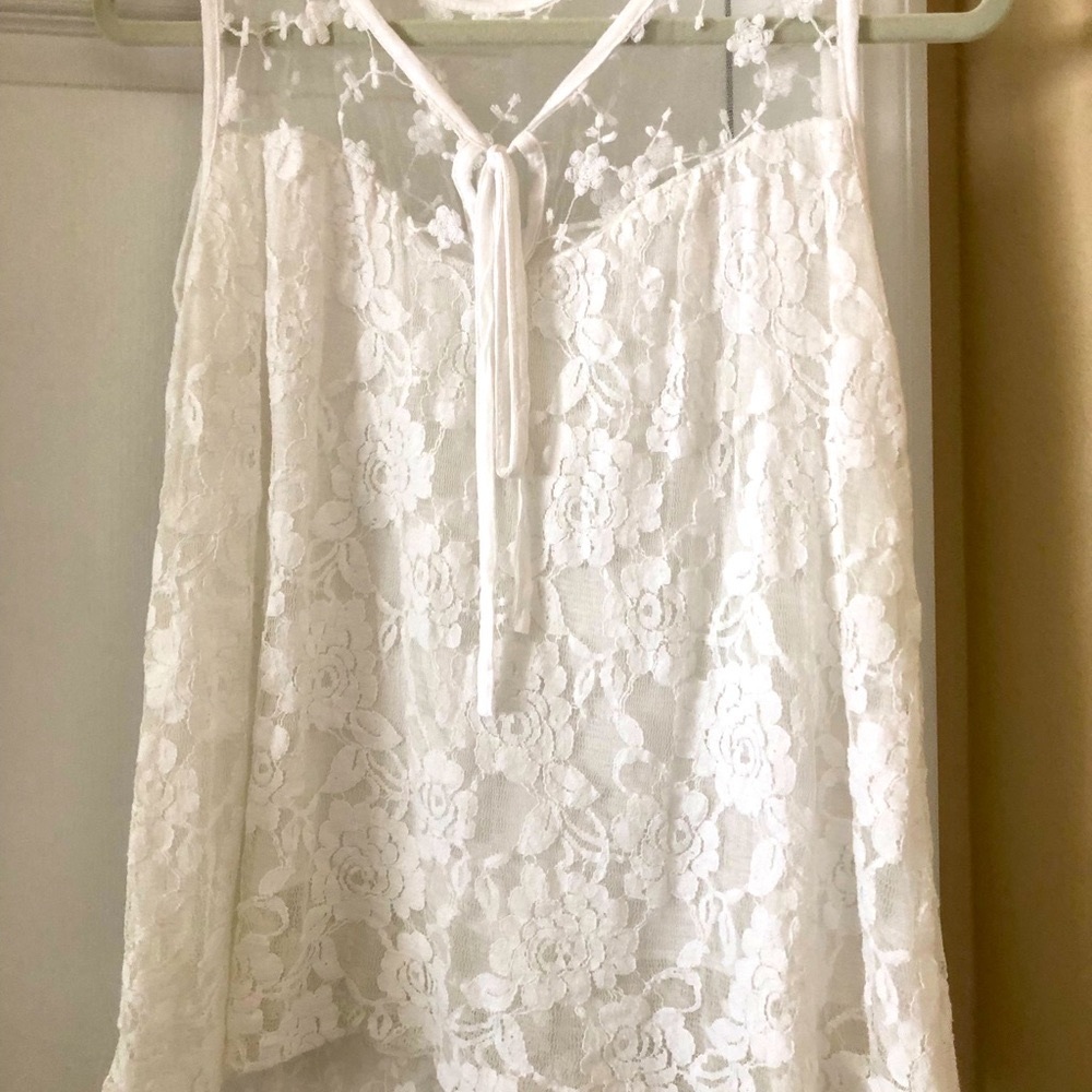 Beautiful lace blouse, made and bought in Italy